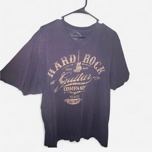 Hard Rock Cafe Black Short Sleeve Tee with Vintage Logo